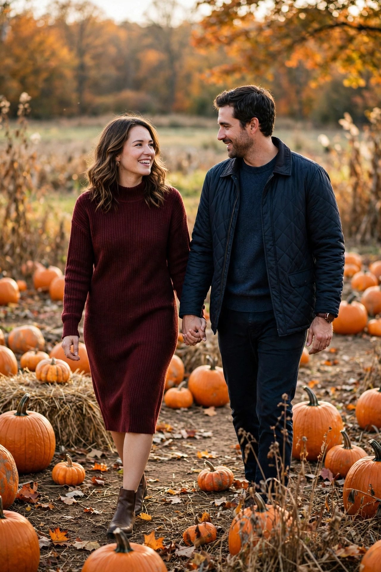 Burgundy and Navy Pairing