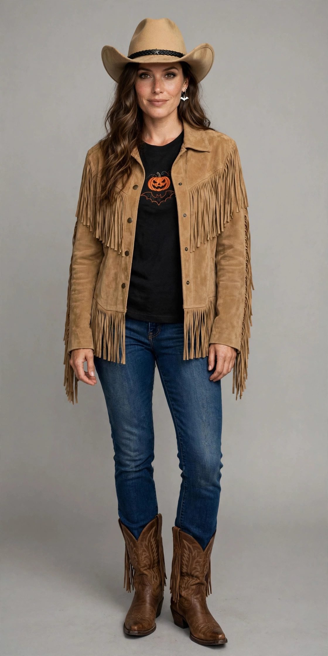 fringe jacket cowgirl costume western chic