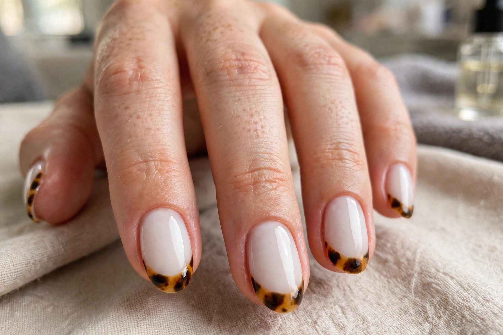 Tortoise French With a Milky Base