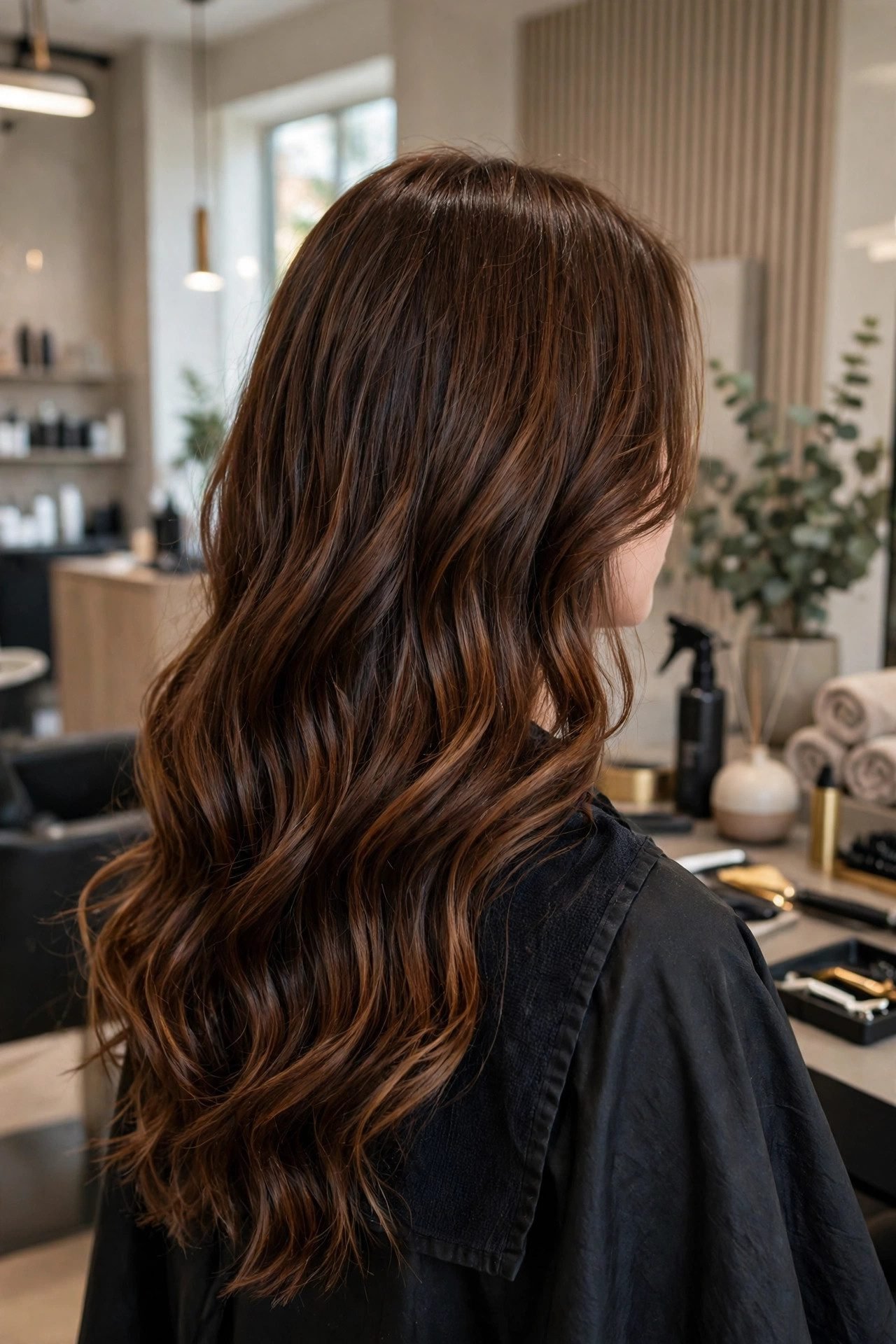 Cinnamon hair color idea 10 - warm spice tones for autumn