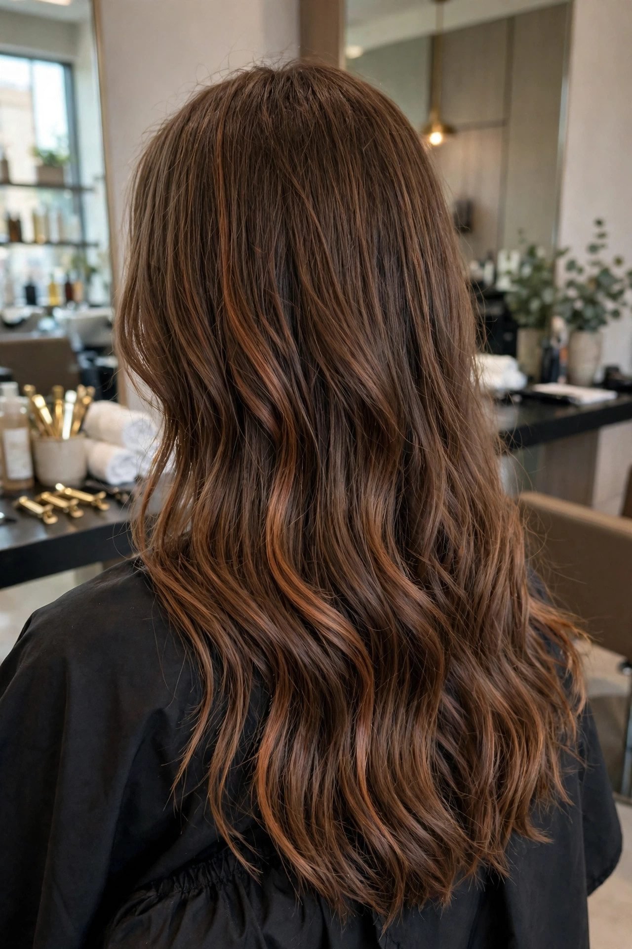 Cinnamon hair color idea 12 - warm spice tones for autumn