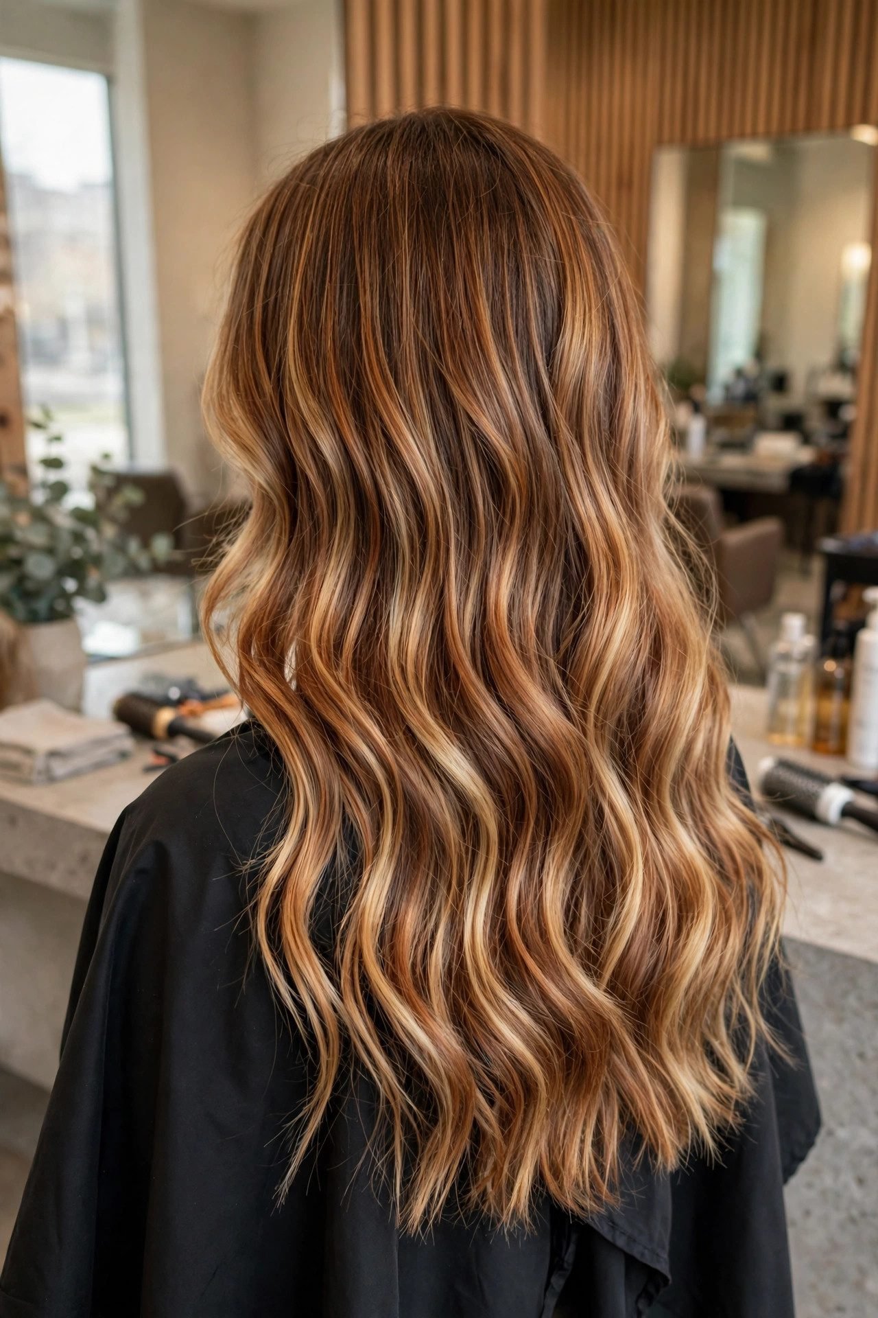 Cinnamon hair color idea 15 - warm spice tones for autumn
