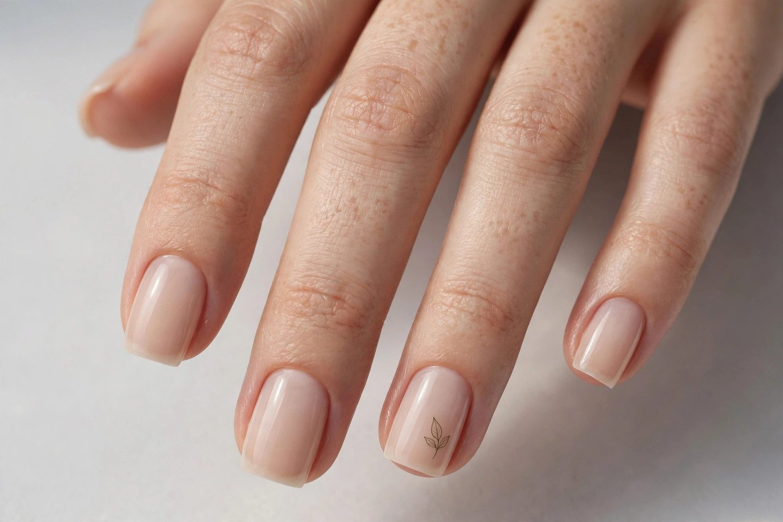 18+ Square Nail Designs for Fall Minimalists - nail idea 10