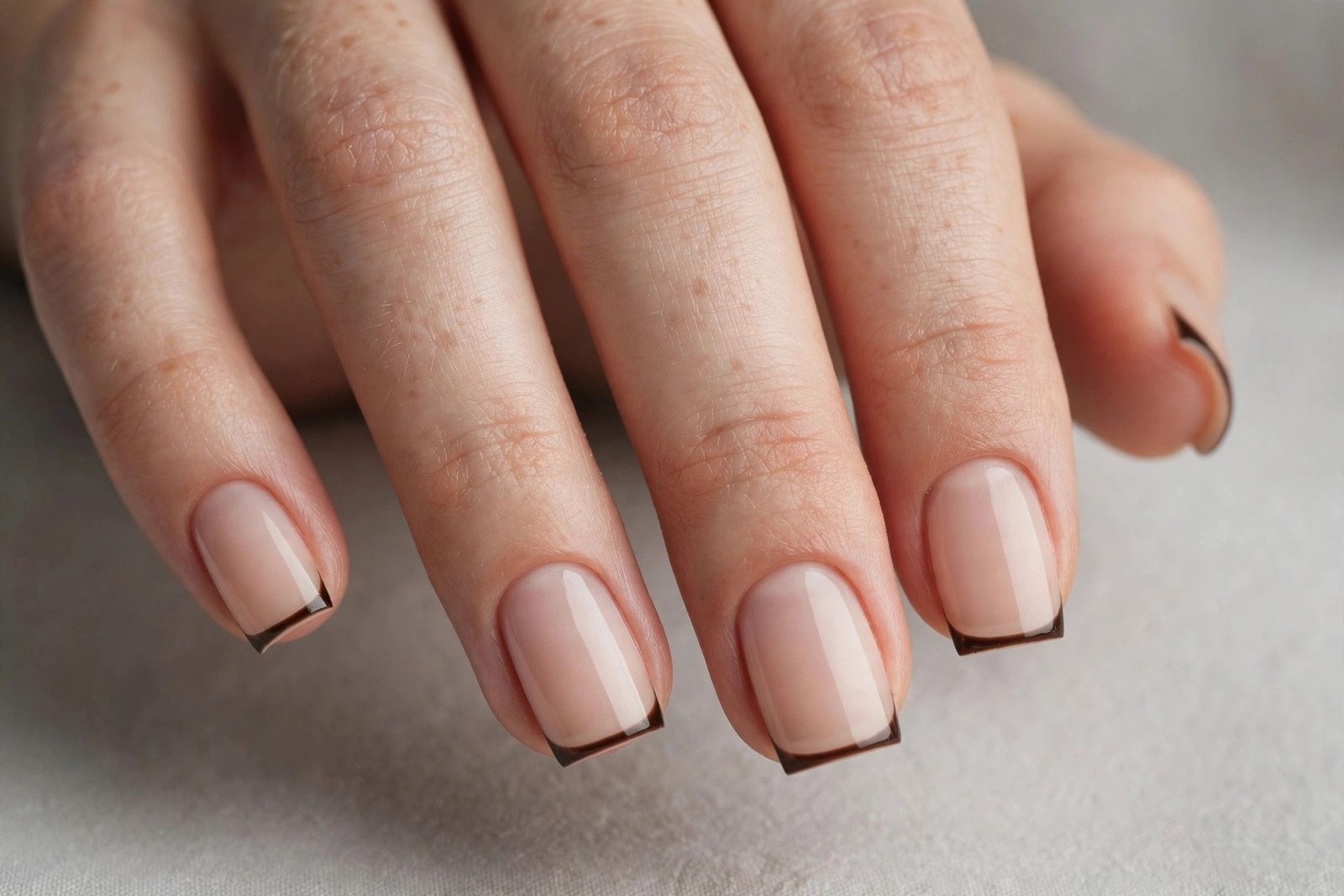 18+ Square Nail Designs for Fall Minimalists - nail idea 4
