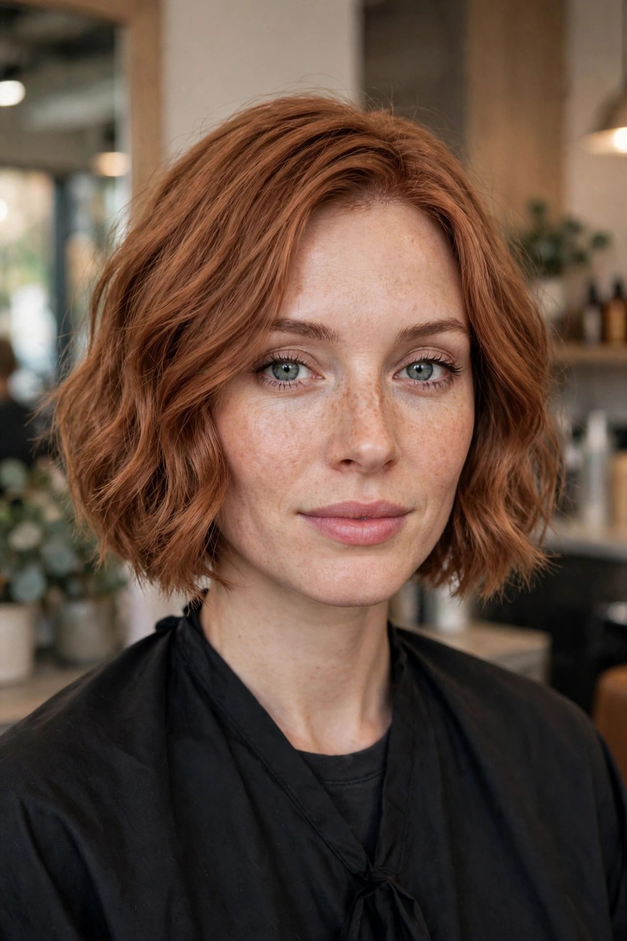 Subtle pumpkin spice hair color idea 10 for autumn