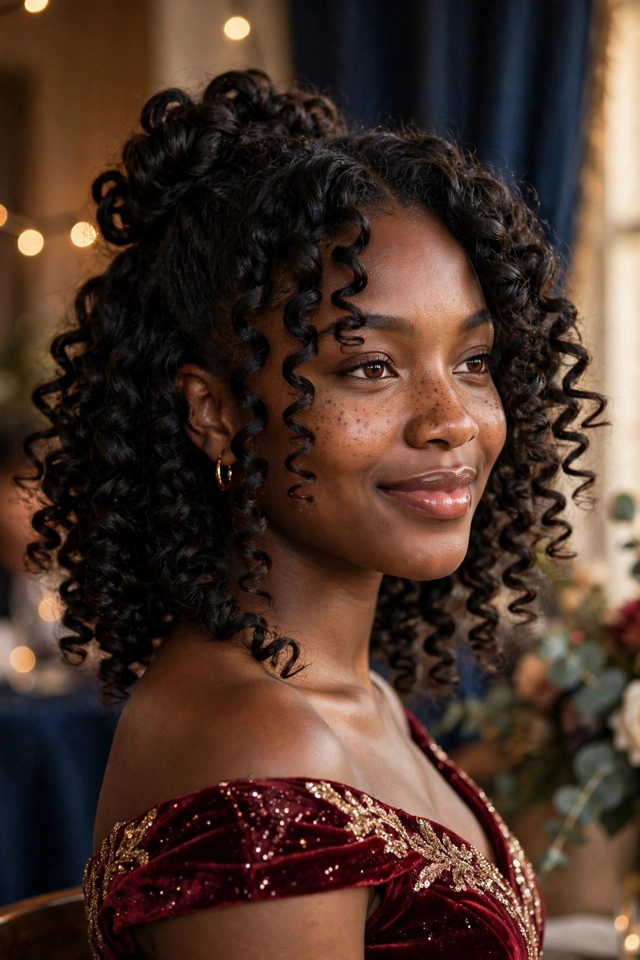 Bantu Knot Curls