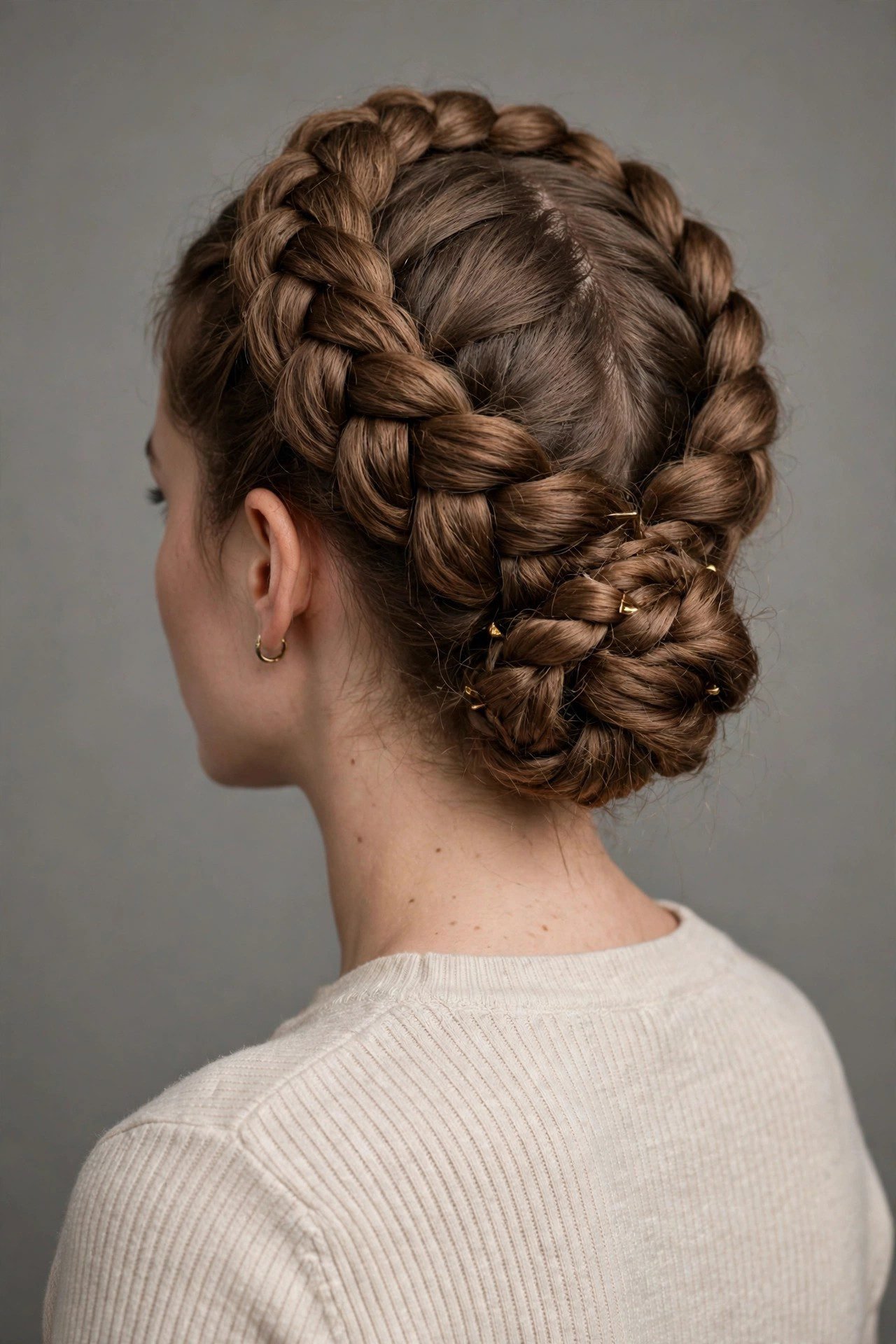 Voluminous Crown Braid hairstyle