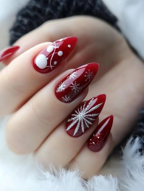 Ivory Nails With Gold French Tips