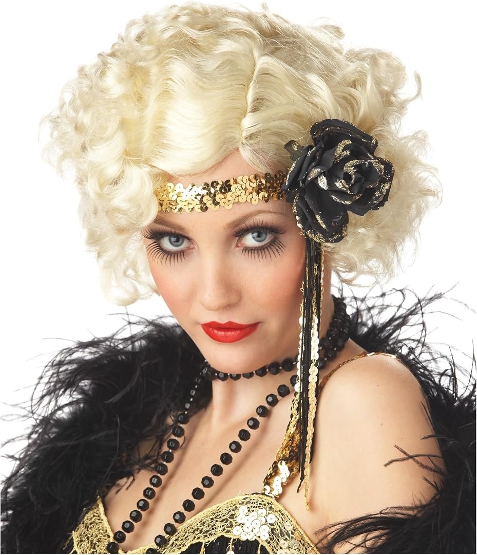 Finger waves for a 1920s flapper Halloween costume