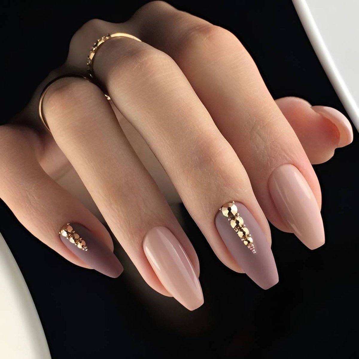Sheer nude nails homecoming universal
