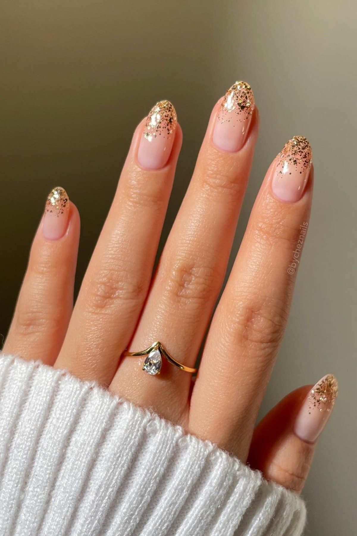 Milky white nails homecoming
