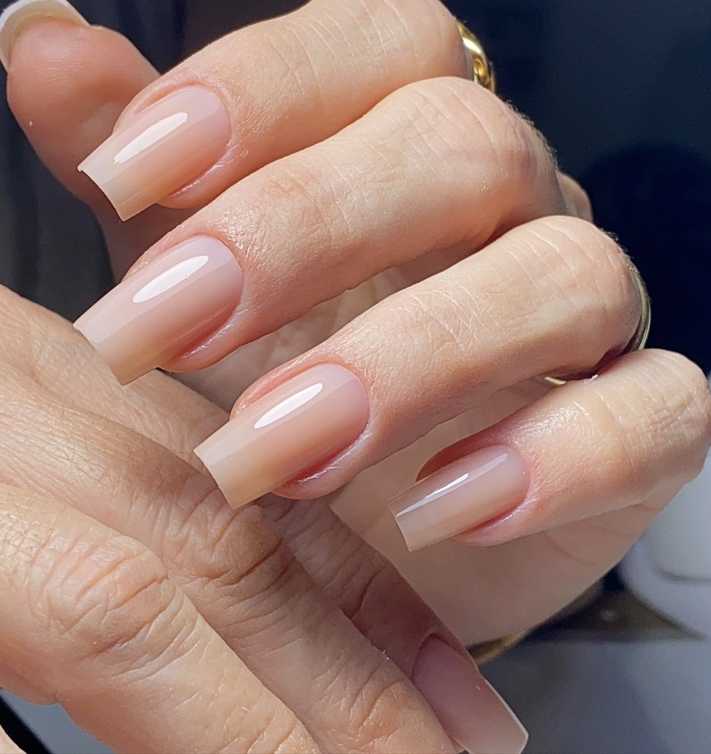 18+ Square Nail Designs for Fall Minimalists - nail idea 1