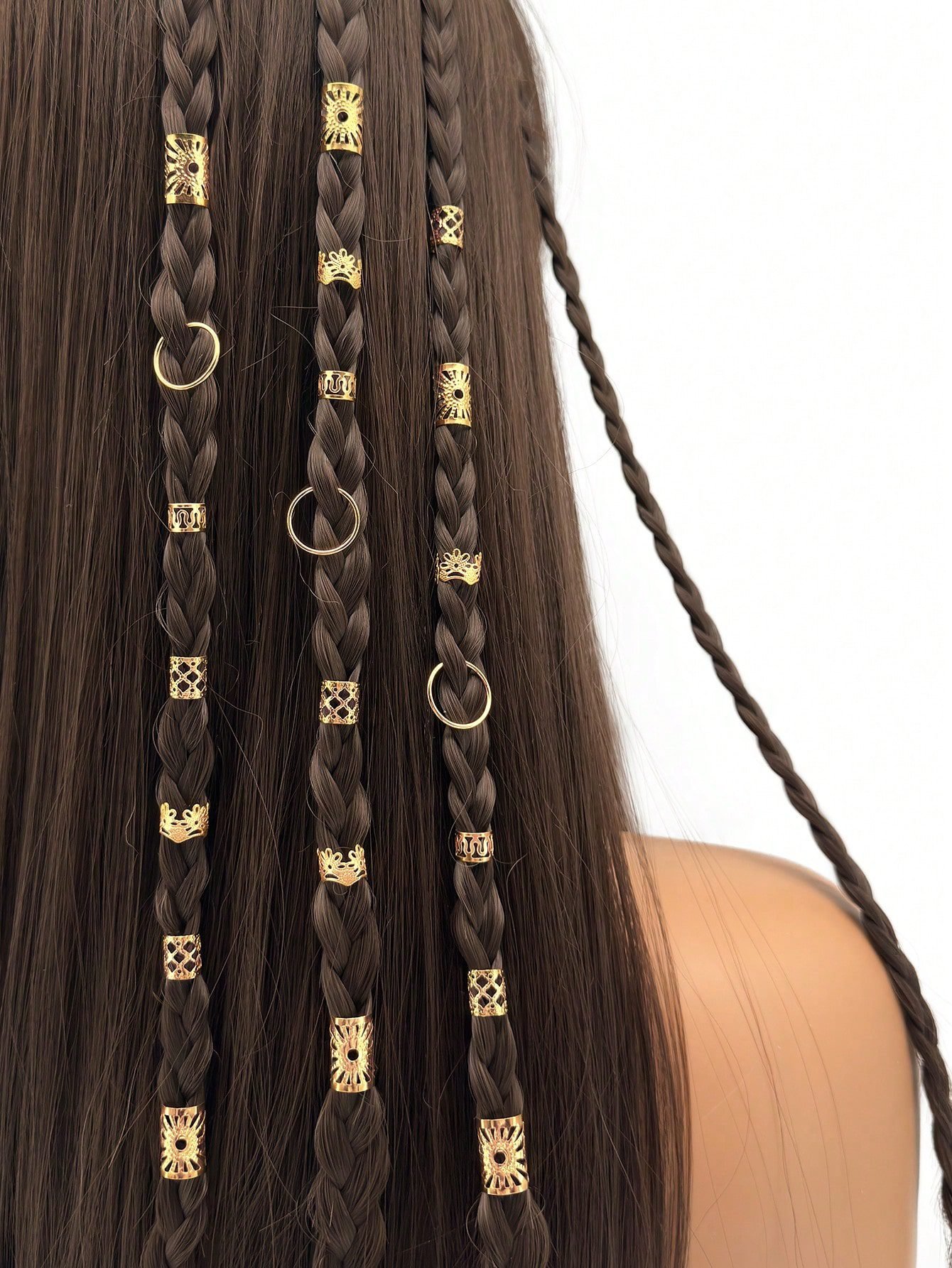 Jeweled Braid Cuffs