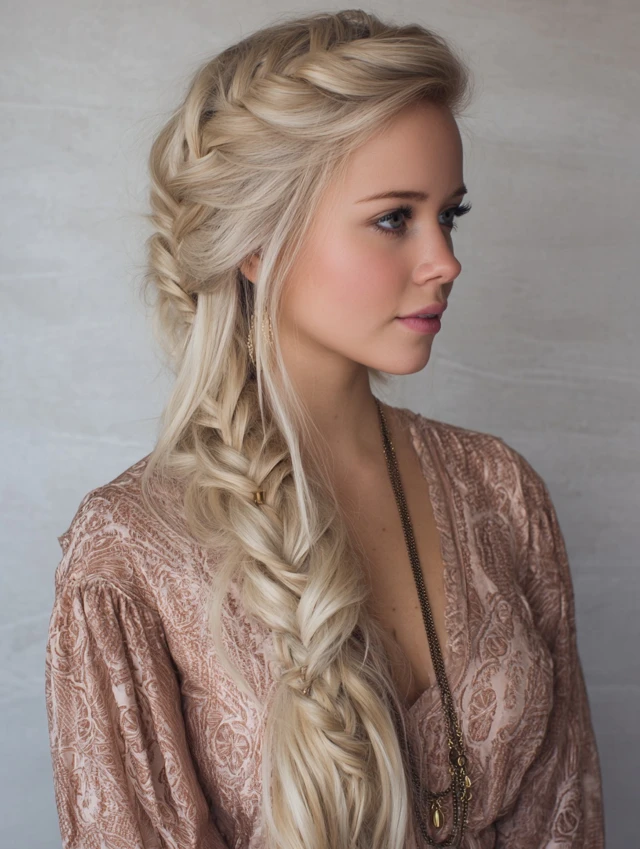 Loose Side Braid (8 Minutes)