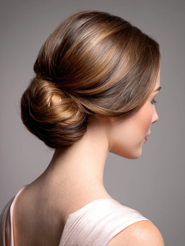 Low Twisted Bun (10 Minutes)
