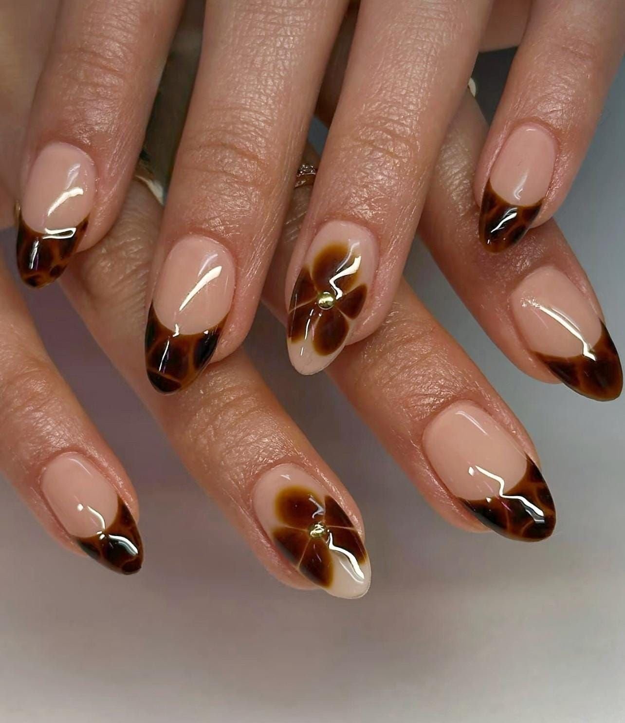 Tortoise Tips With a Tortoise Accent Nail