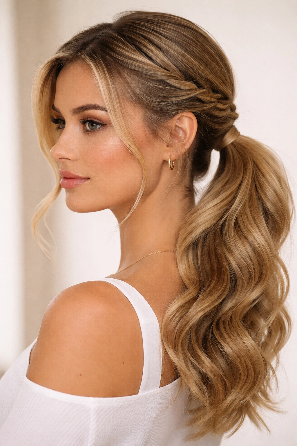 Twisted Side Ponytail (8 Minutes)
