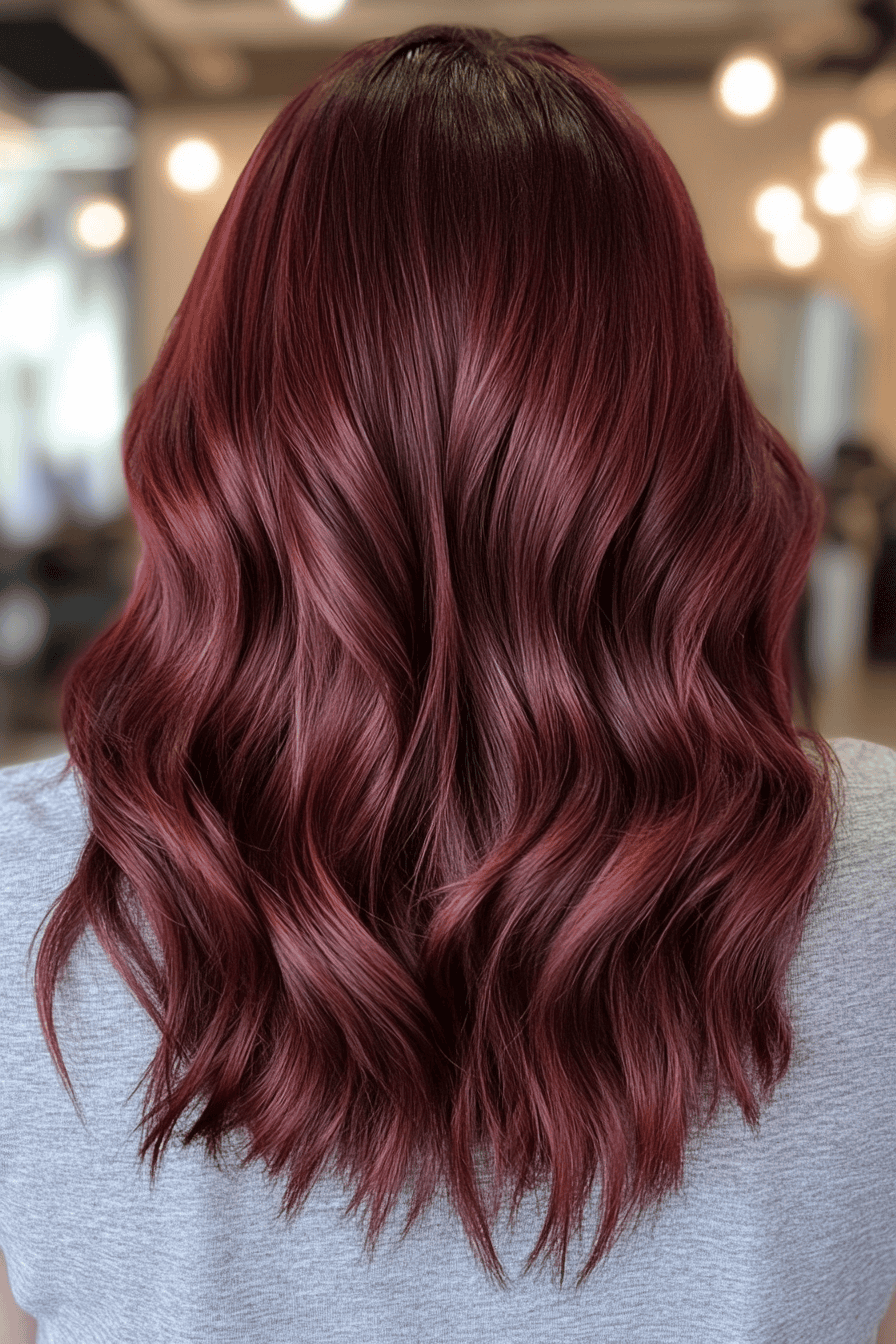 11. Rich Burgundy-Auburn Blend