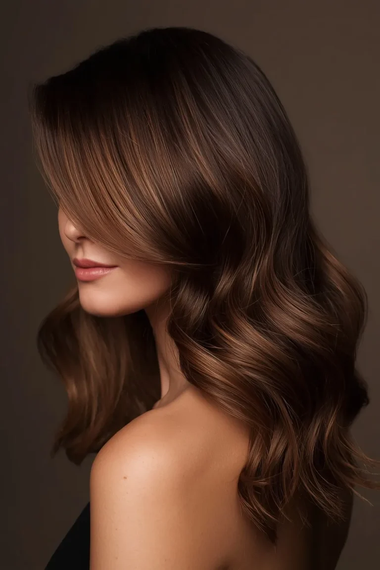 1. Glossy Espresso Brunette