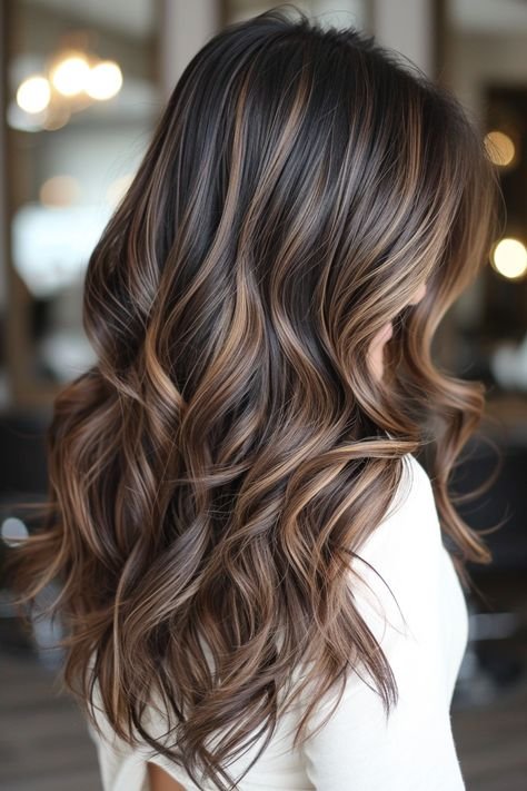 6. Caramel Ribbon Brunette