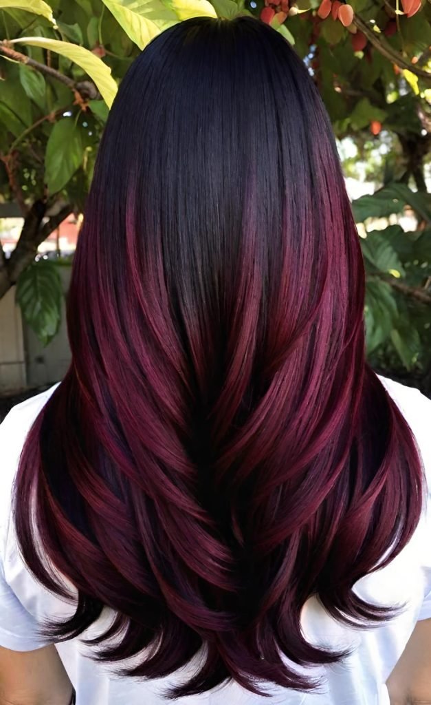 8. Cherry Cola Ombre