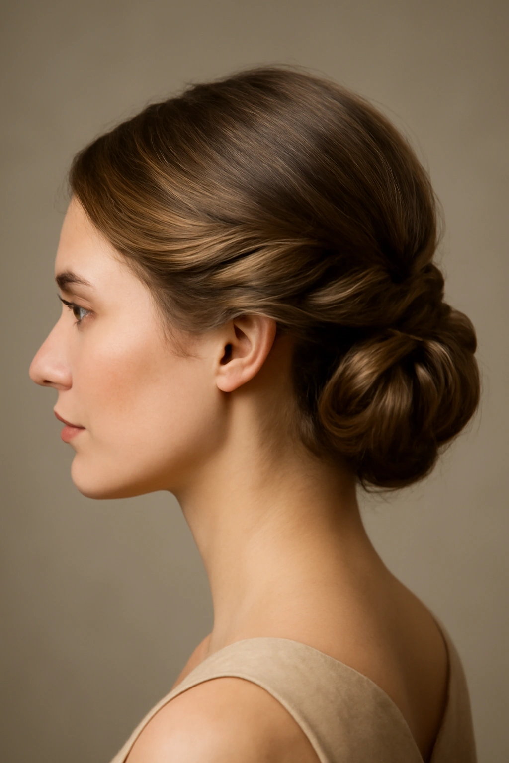 2. Twisted Side Bun
