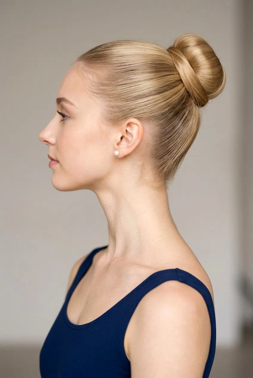 6. Sleek Ballerina Bun
