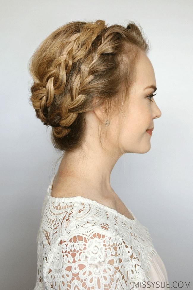 12. Milkmaid Braids