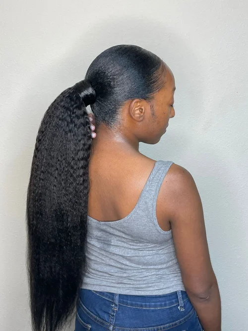 18. Protective High Ponytail