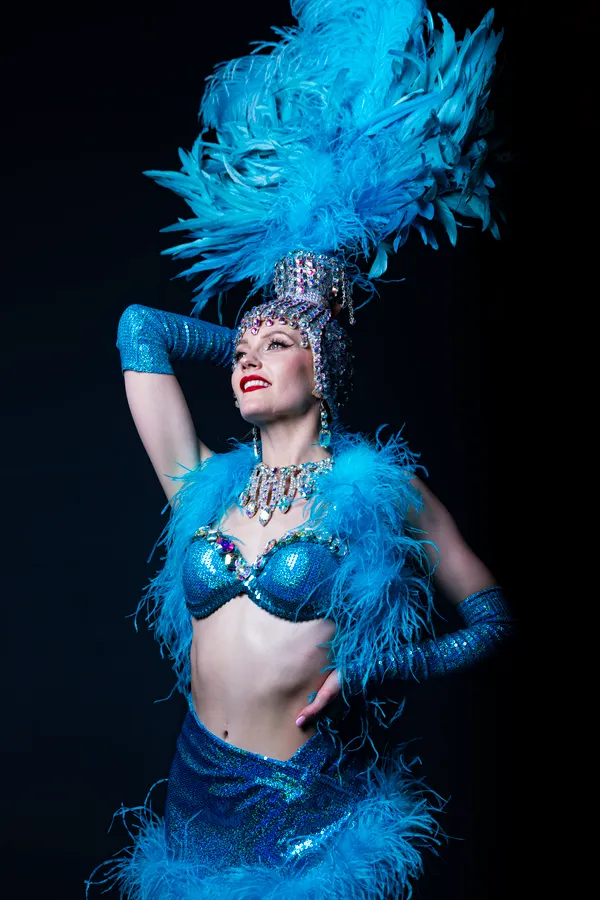 Sapphire Blue Showgirl