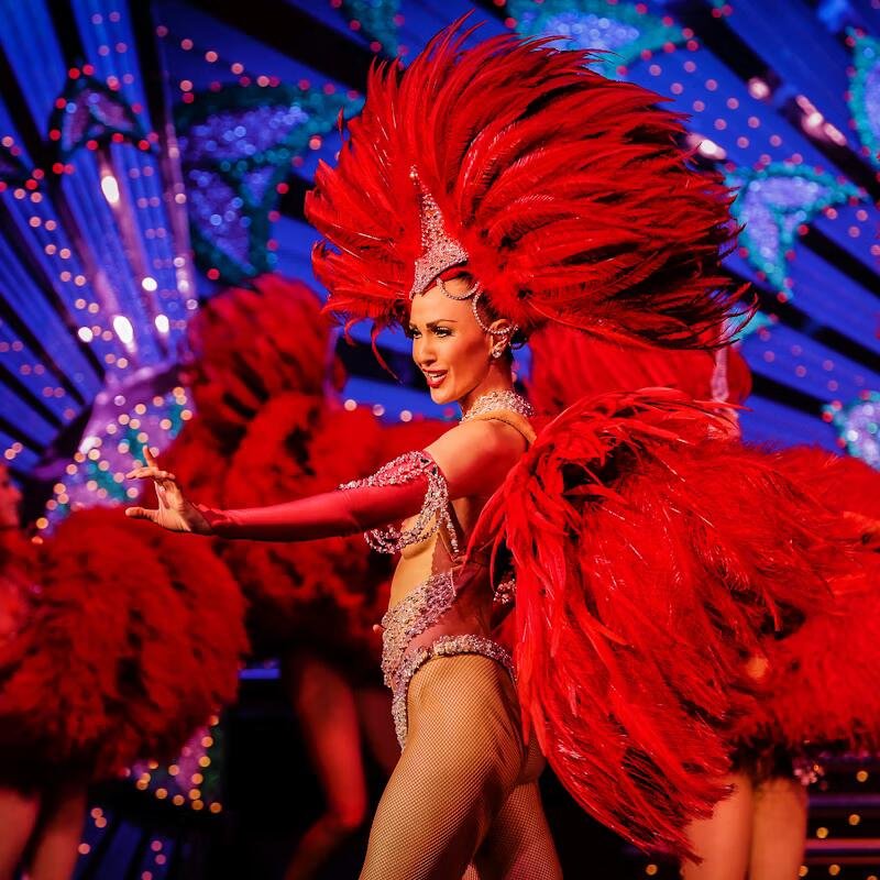 Moulin Rouge Parisian Showgirl
