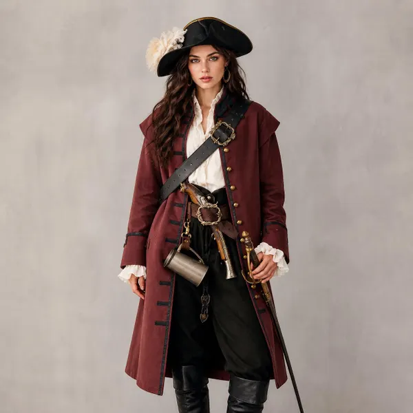 Pirate Captain with Coat
