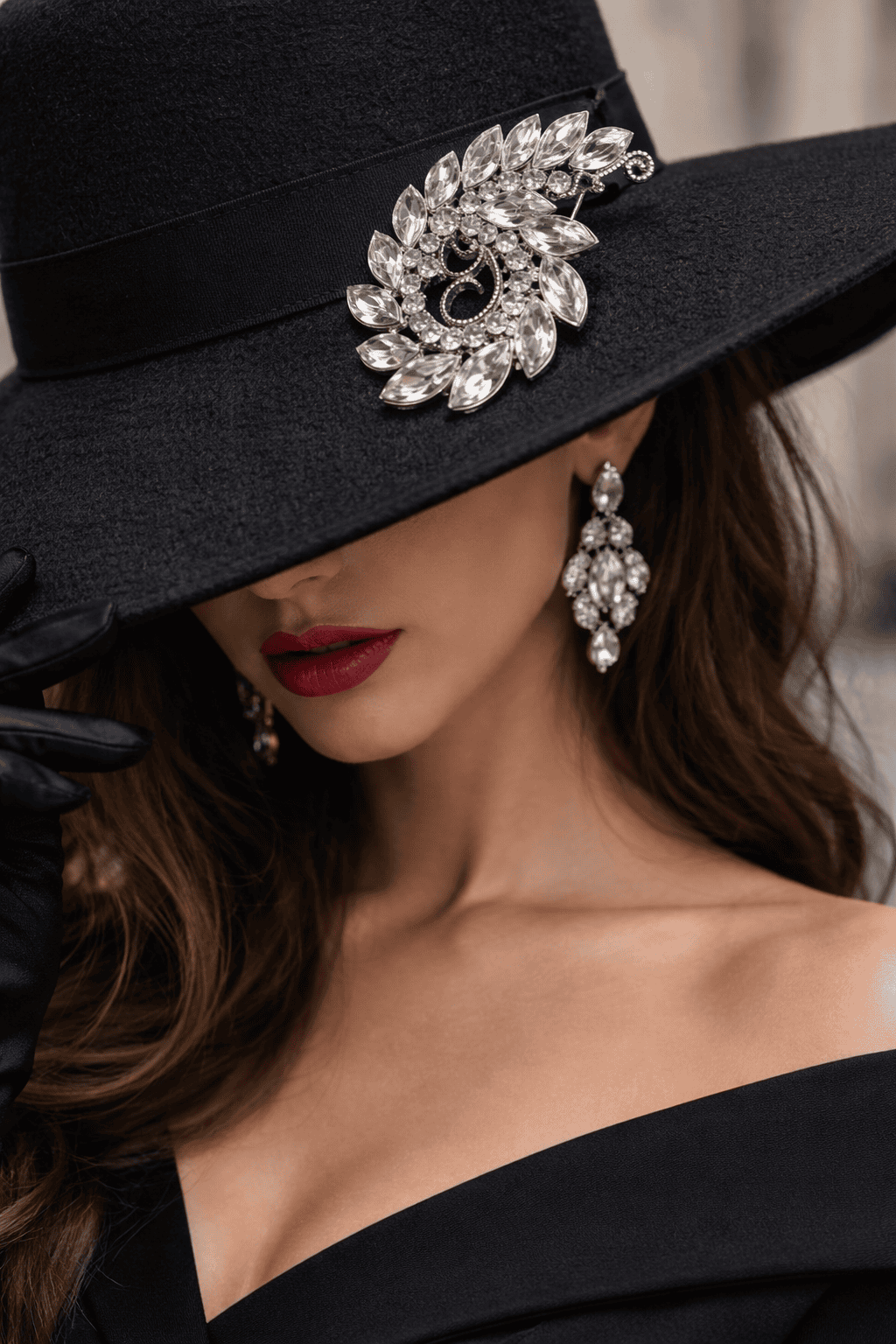 On a Wide-Brim Hat