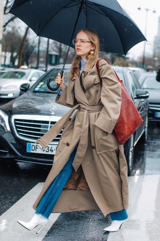 Rain Jacket Over Loungewear