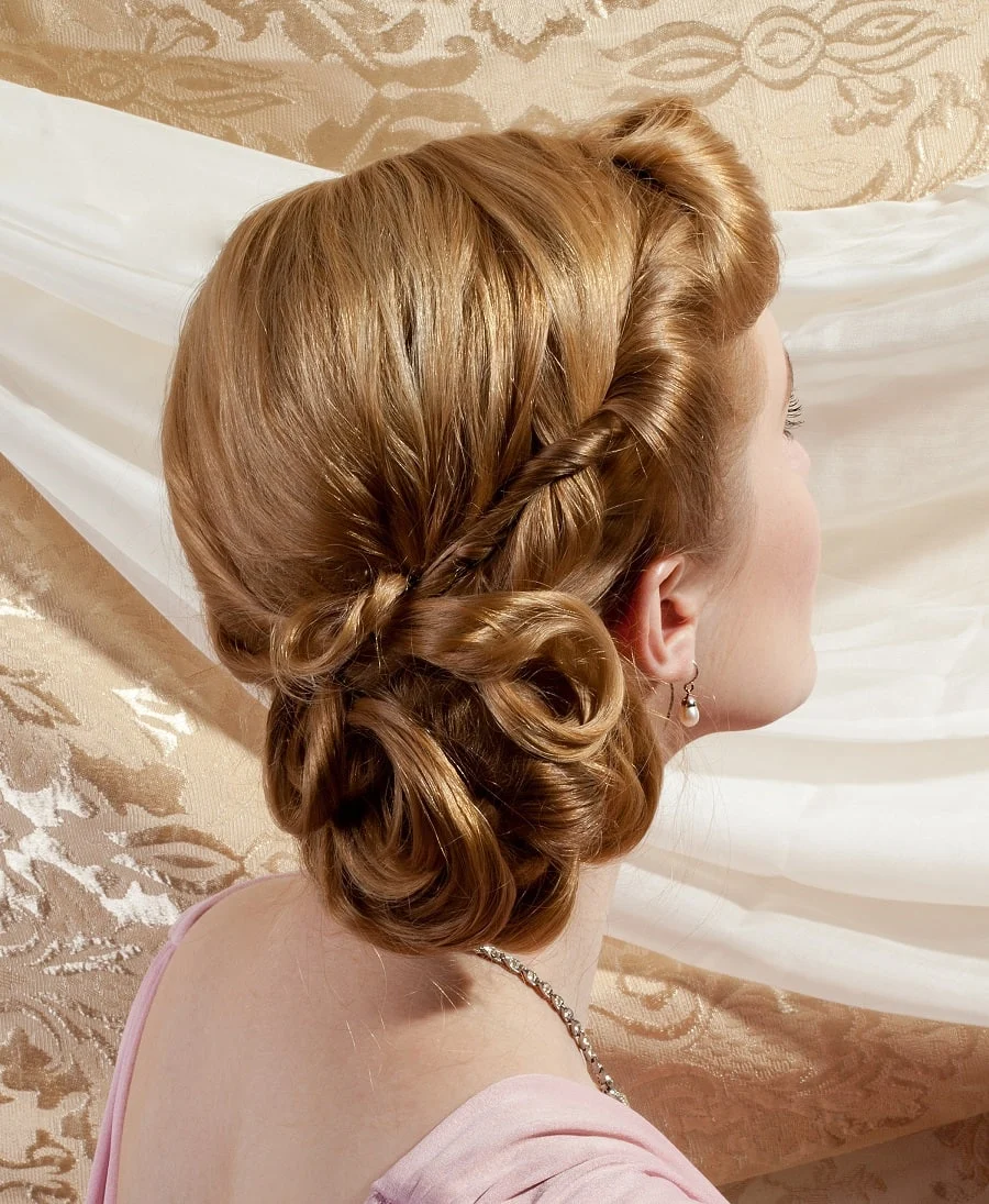 Double Dutch Braid Updo