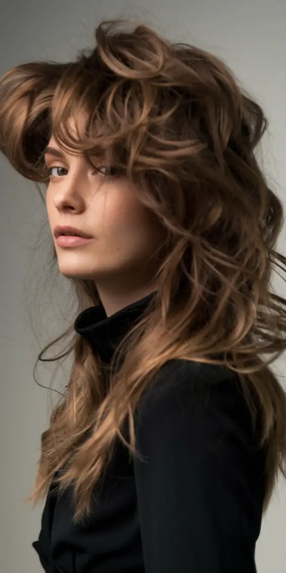 Feathered Mid-Length Cut